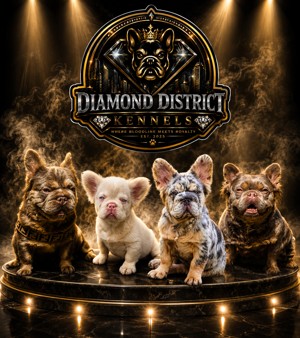 Diamond District Kennels French Bulldog lineup